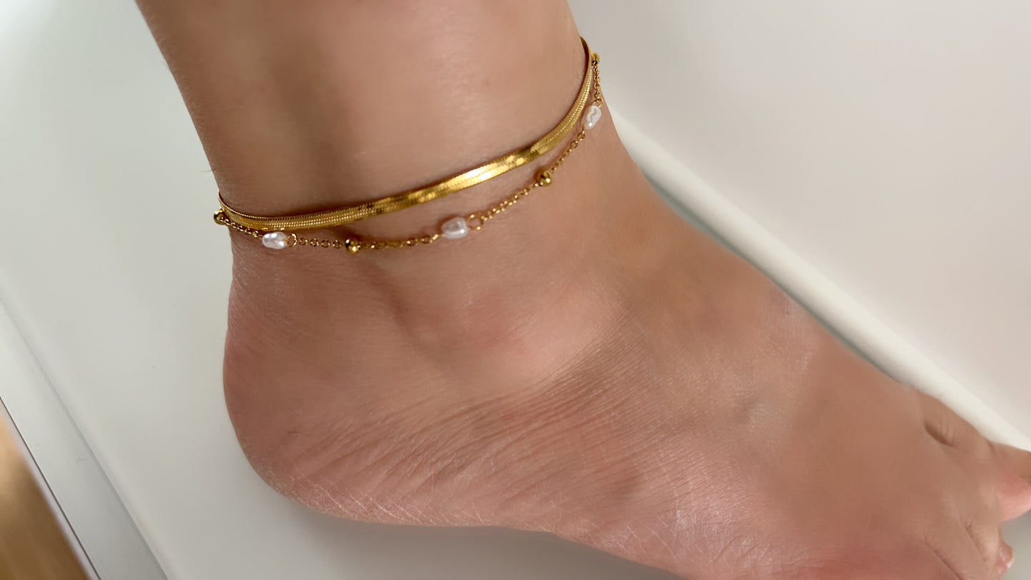 Pearl Anklet Halhal