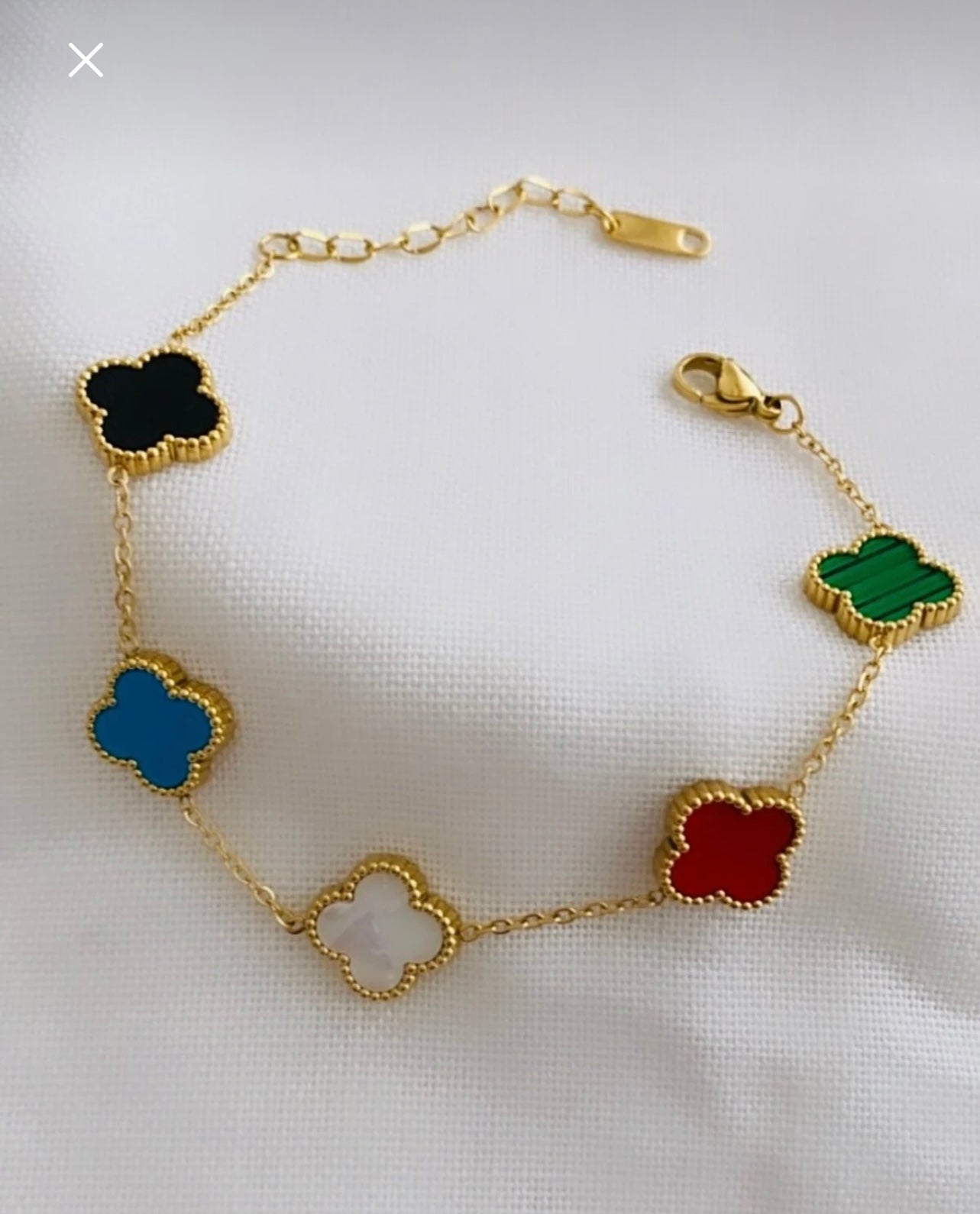 Lucky Charm Bracelet Gold Color