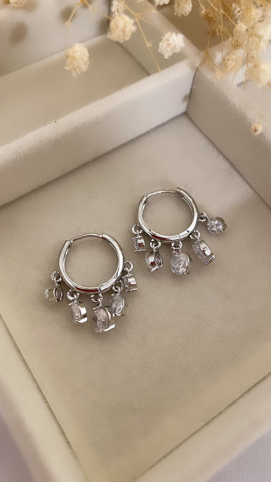 Shakira Earrings Silver Color