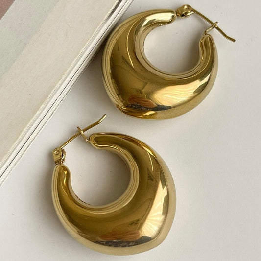 Creolen Earrings Gold Color