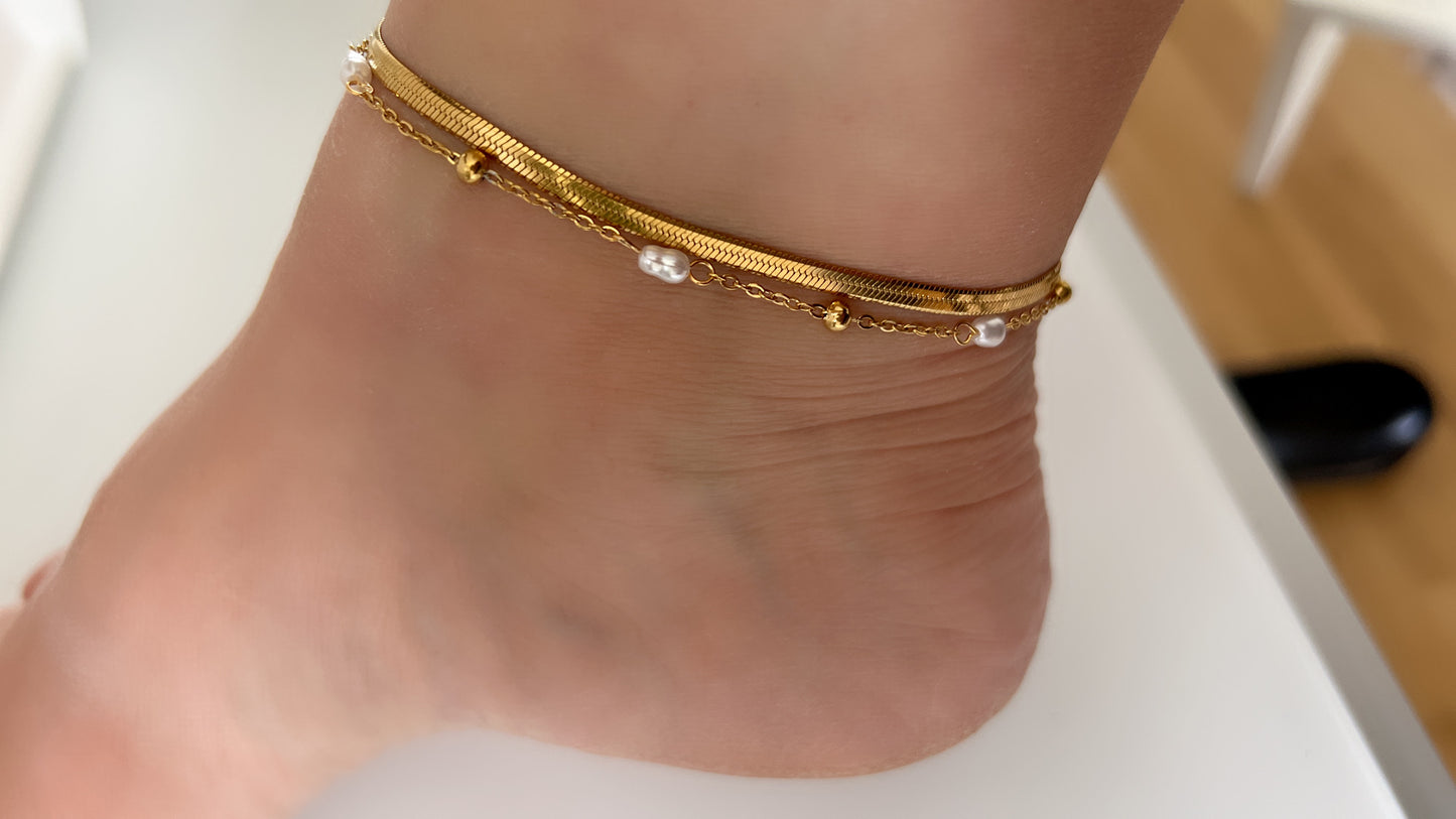 Pearl Anklet Halhal